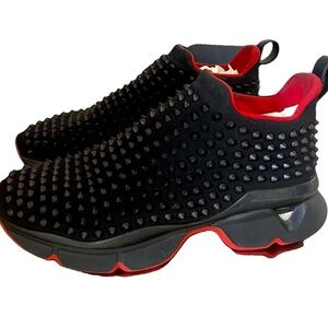 Christian Louboutin Sock Spike trainers Size 42 preowned good condition